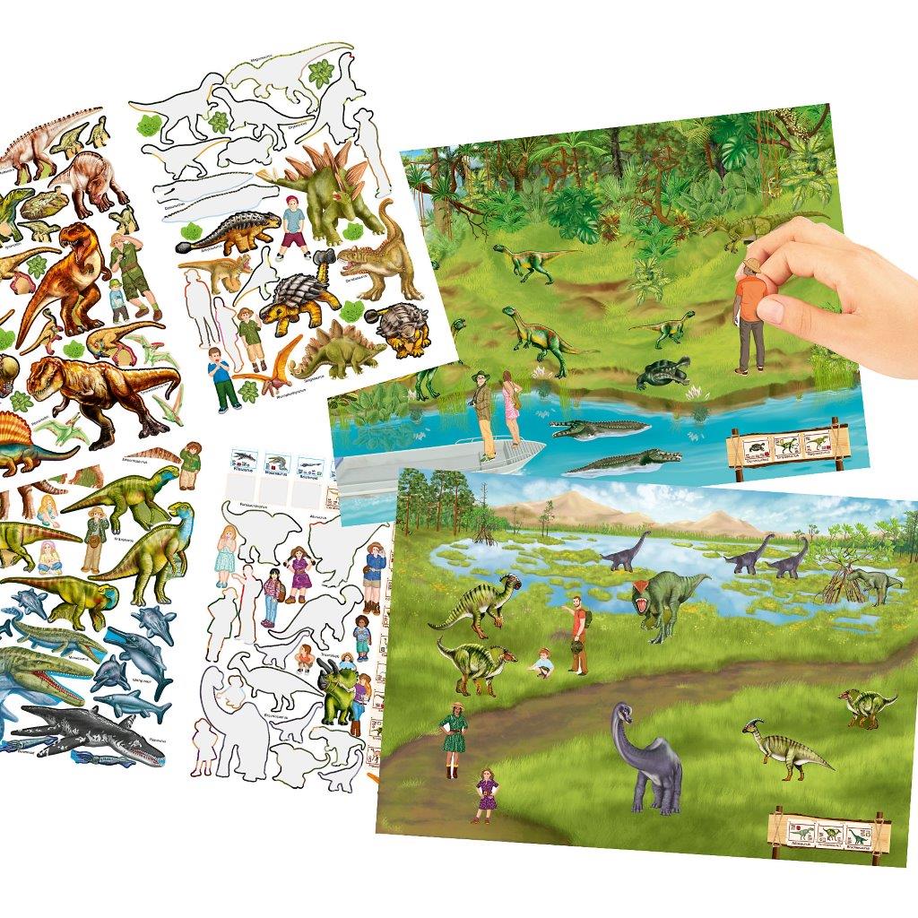 Dino World Create Your Own Zoo Activity and Sticker book
