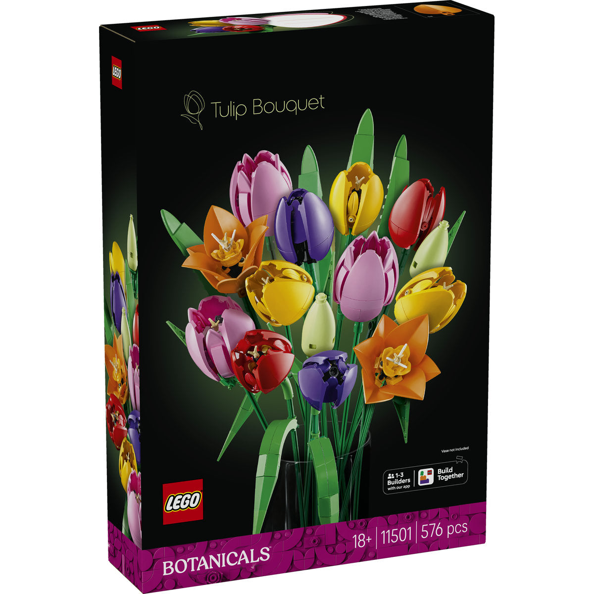 LEGO Botanicals Tulip Bouquet Faux Flowers Set 11501