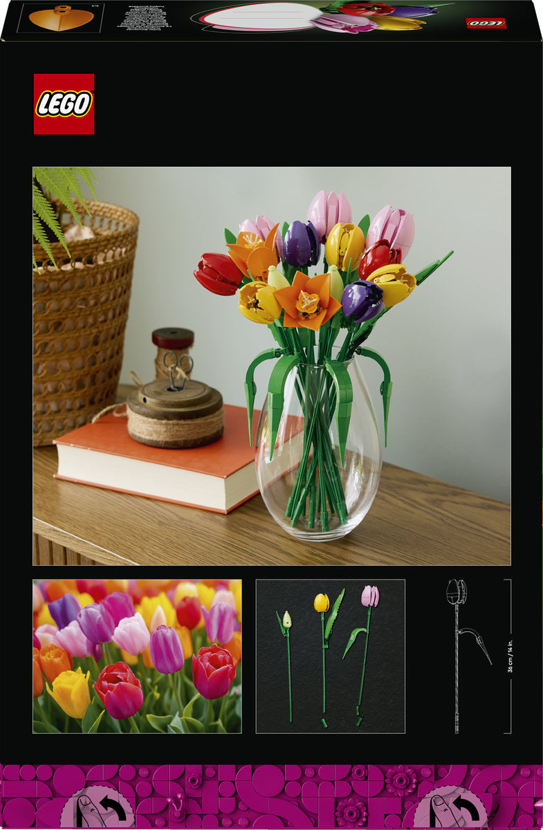 LEGO Botanicals Tulip Bouquet Faux Flowers Set 11501