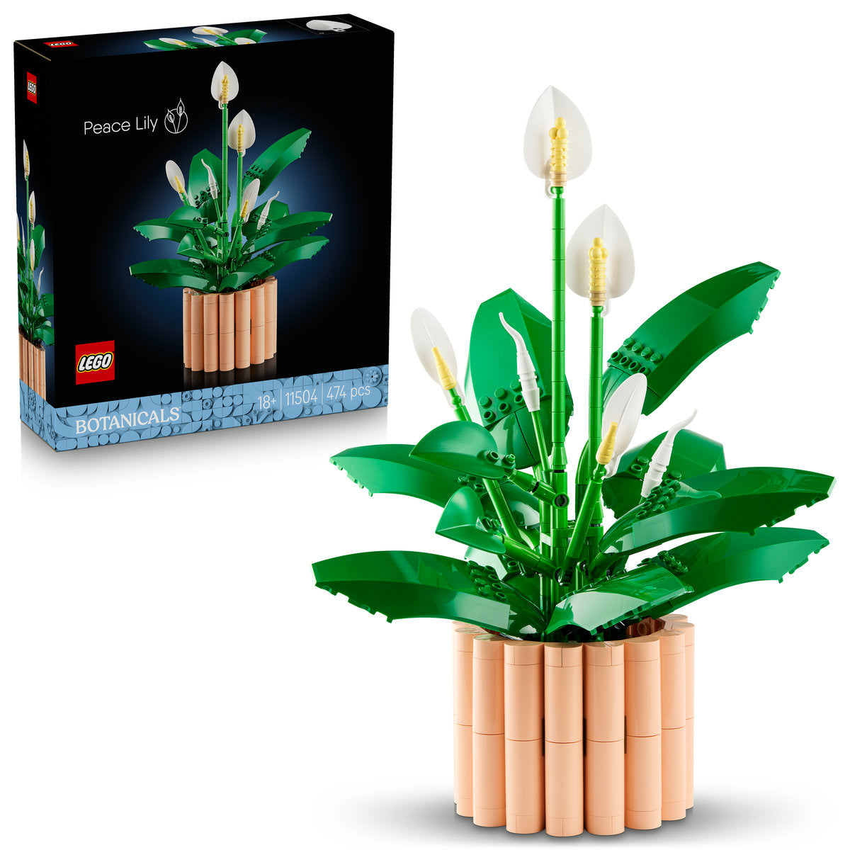 LEGO Botanicals Peace Lily Flower Decor Set 11504