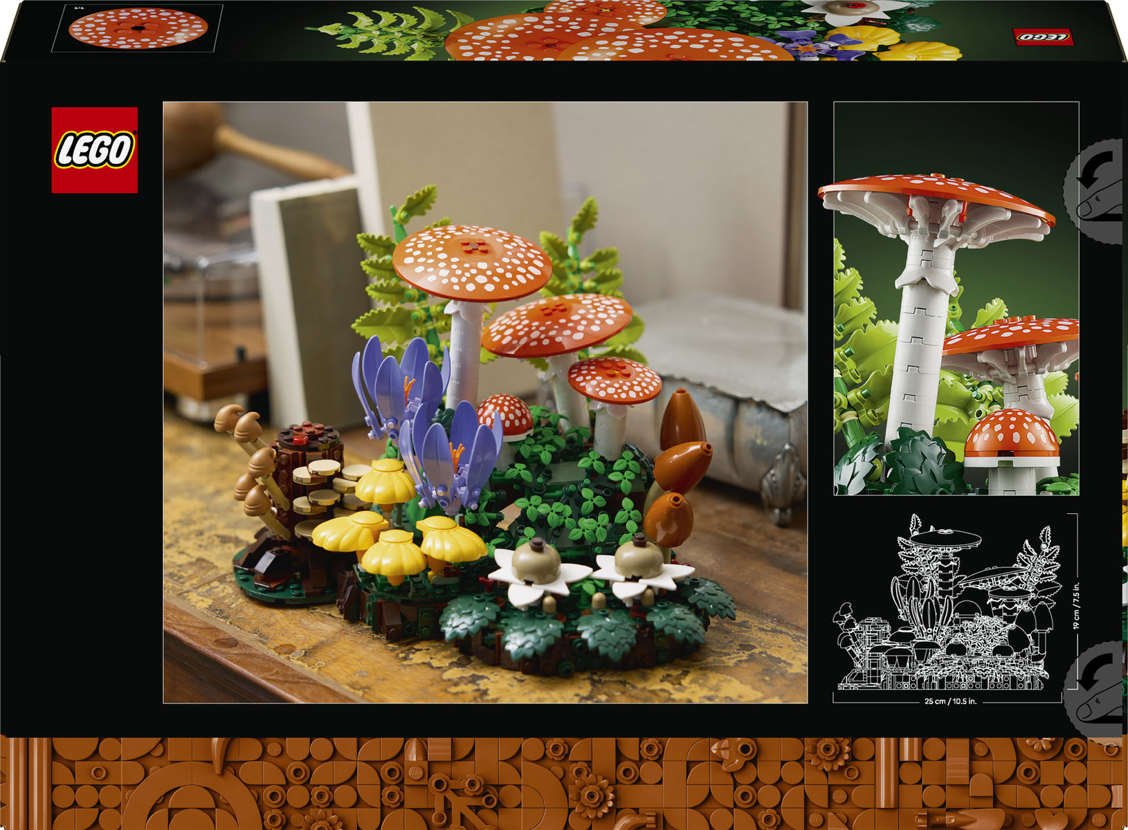LEGO Botanicals Woodland Mushrooms Decor Building Set 11505