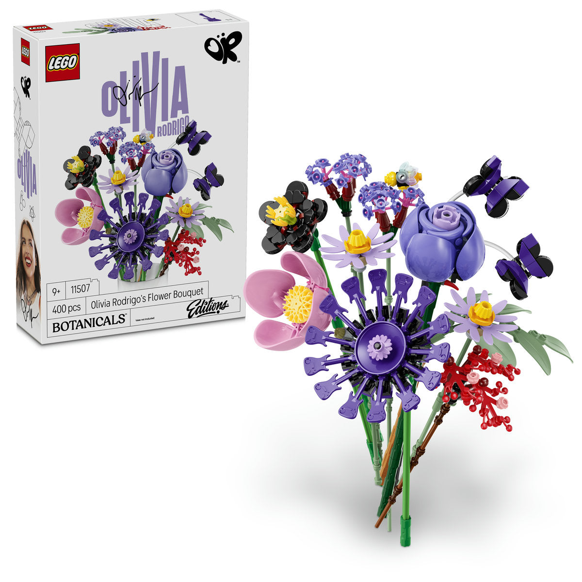 LEGO Botanicals Olivia Rodrigo Flower Bouquet Building Set 11507