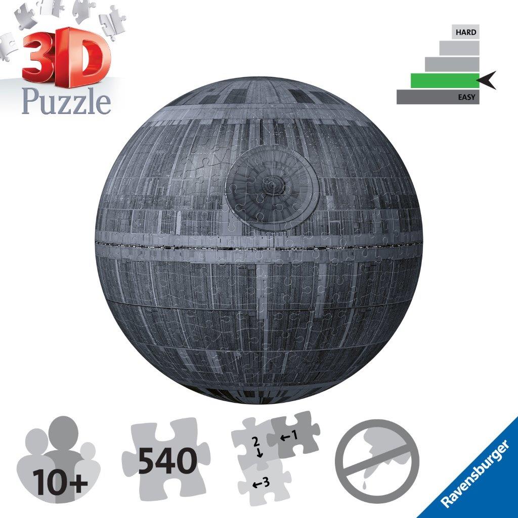 Ravensburger Star Wars Death Star 540 Piece 3D Puzzle Ball