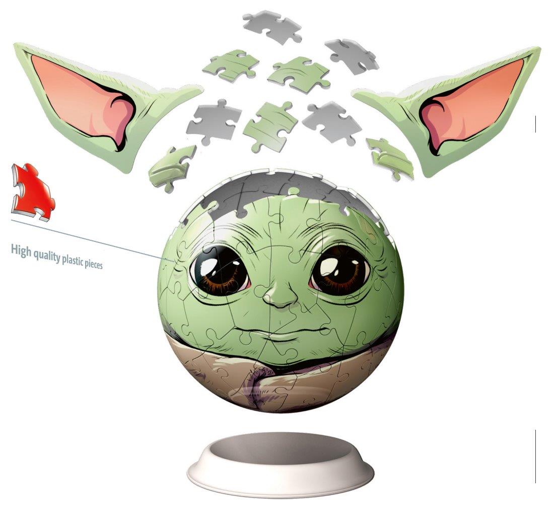 Star Wars Mandalorian Grogu Ears 72pc puzzle