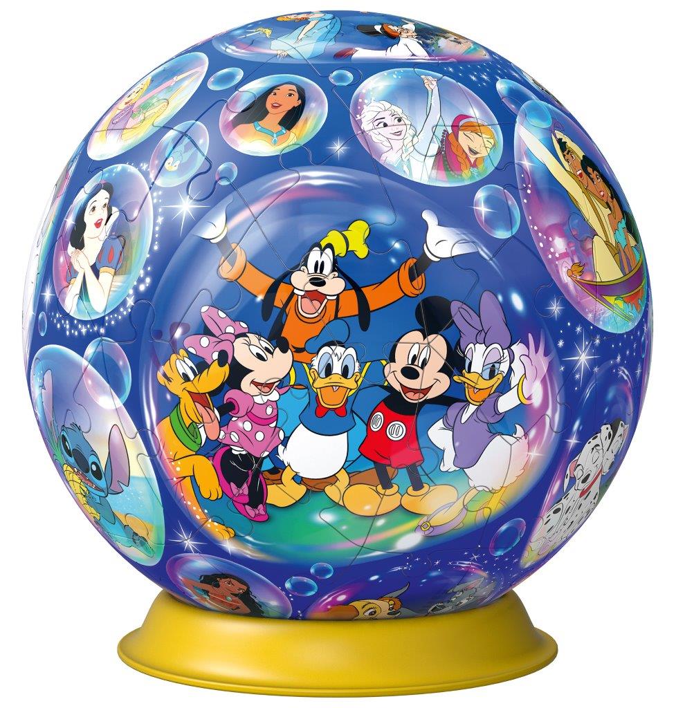 Ravensburger Disney Character 3D Puzzle Ball 72 Piece Jigsaw Puzzle