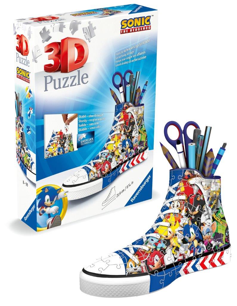 Ravensburger 3D Sonic Trainer 108 Piece Puzzle Ball