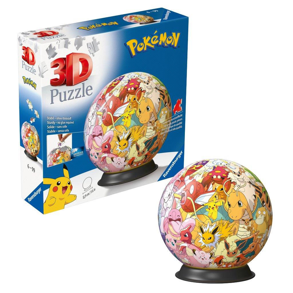 Ravensburger Pokemon Ball 72 Piece 3D Jigsaw Puzzle