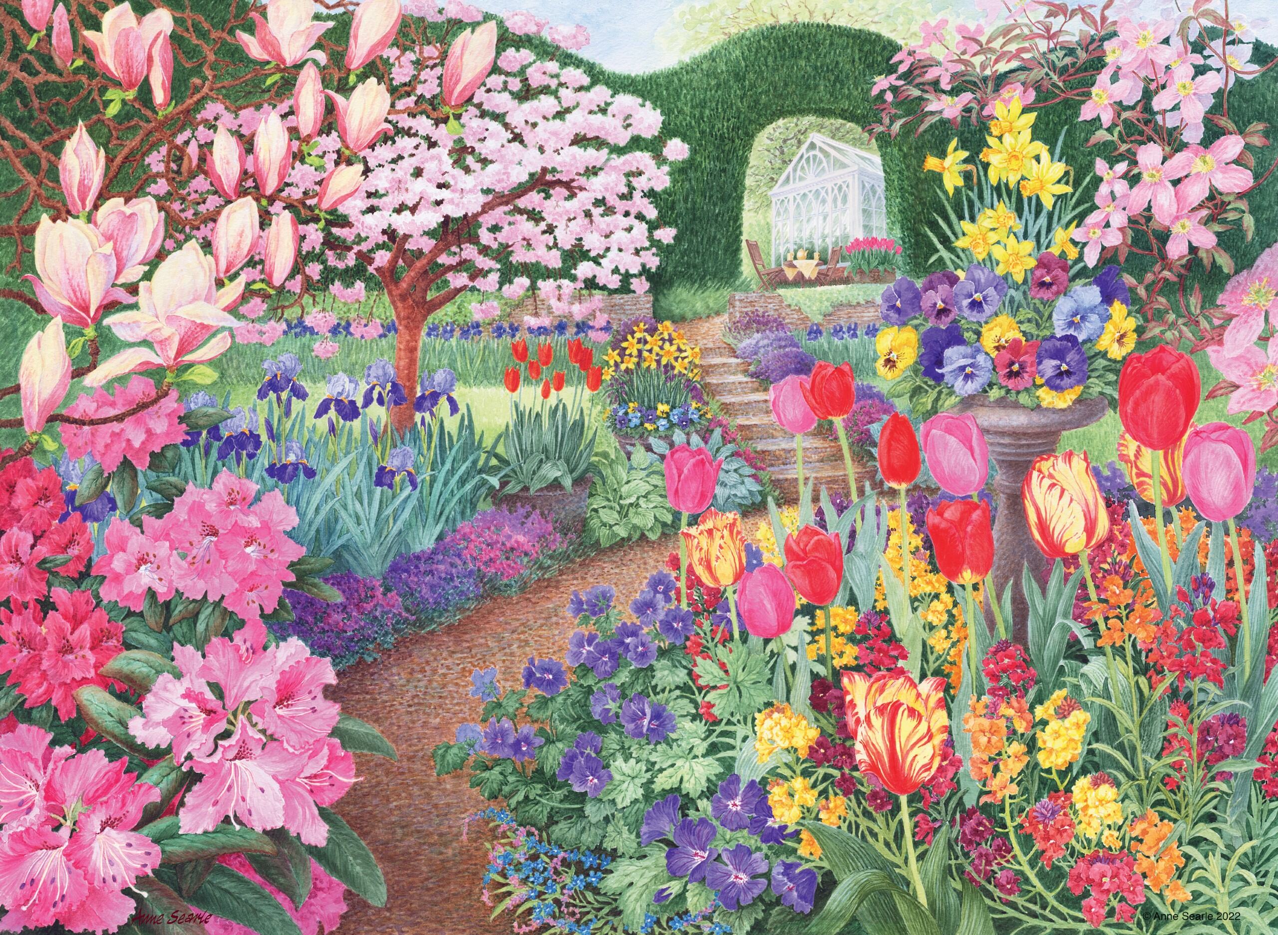 Happy Days No 4, Glorious Gardens 4x 500pc