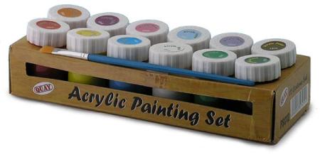 12 Colour Paint Set