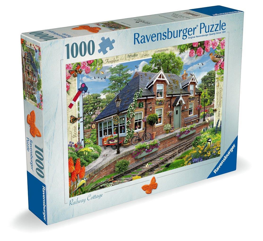 Ravensburger Railway Cottage no. 13 1000 Piece Jigsaw Puzzle