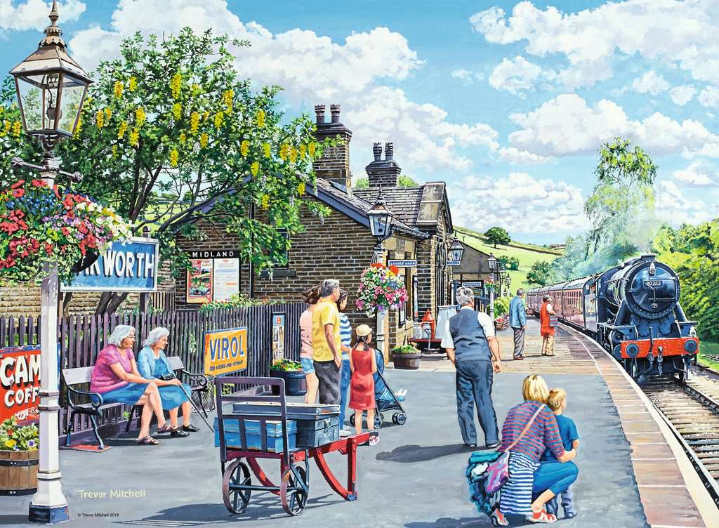 Ravensburger Railway Heritage No1 2x500 Piece Jigsaw Puzzles