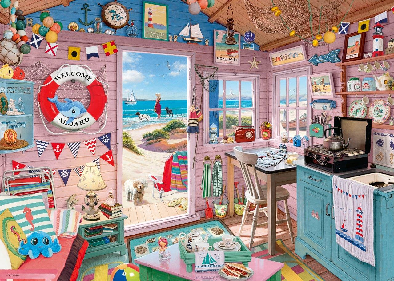 Ravensburger The Beach Hut 1000 Piece Jigsaw Puzzle