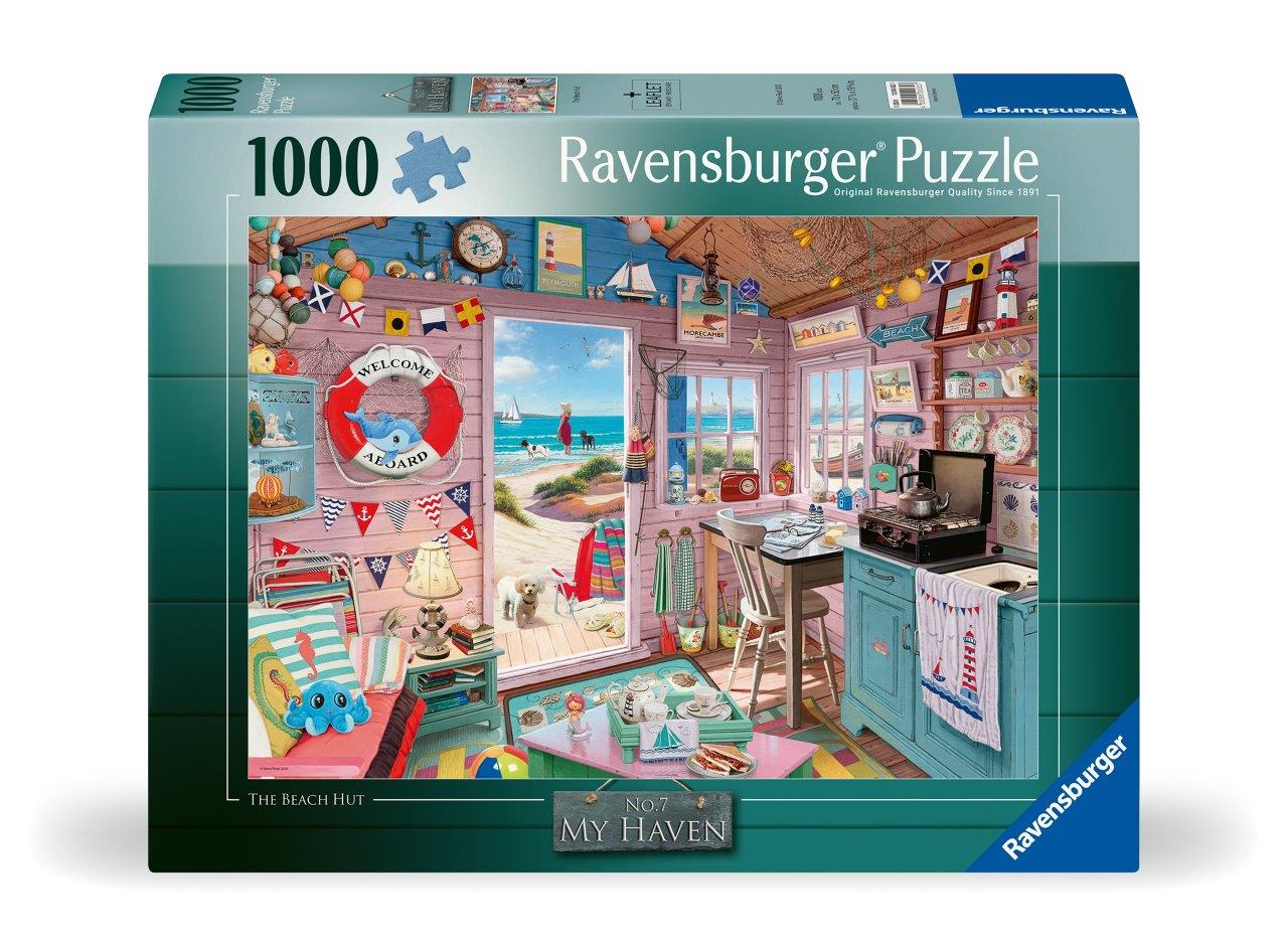 Ravensburger The Beach Hut 1000 Piece Jigsaw Puzzle