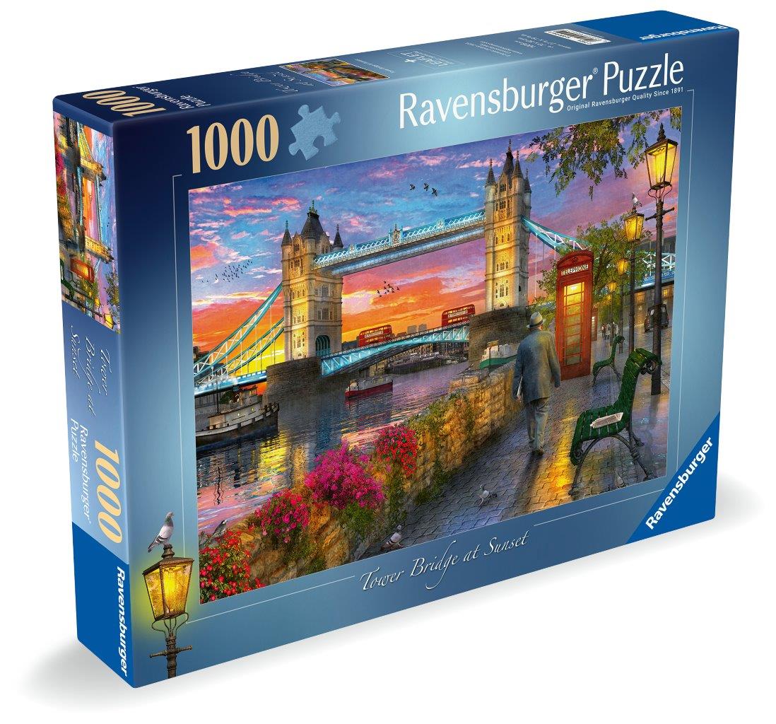 Ravensburger Tower Bridge at Sunset 1000 Piece Jigsaw Puzzle