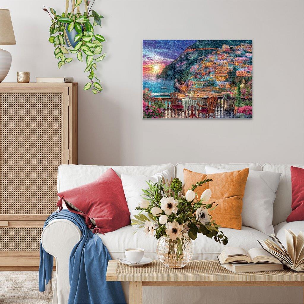 Dinner in Positano 1000pc puzzle