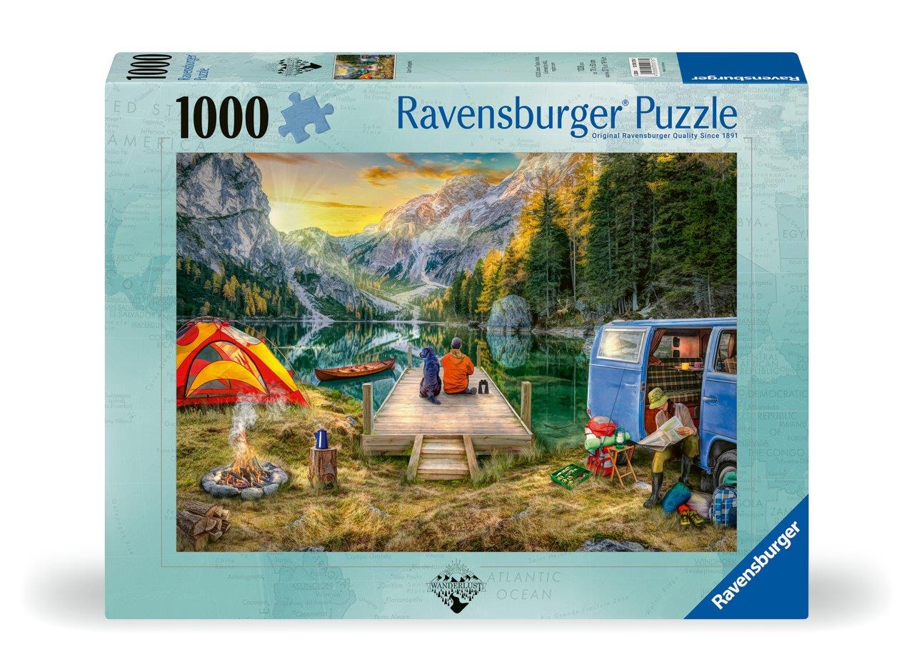 Ravensburger Calm Campsite 1000 Piece Jigsaw Puzzle
