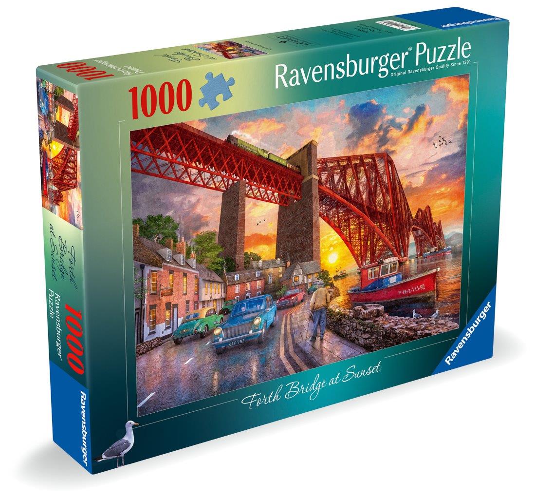 Ravensburger Forth Bridge at Sunset 1000 Piece Jigsaw Puzzle