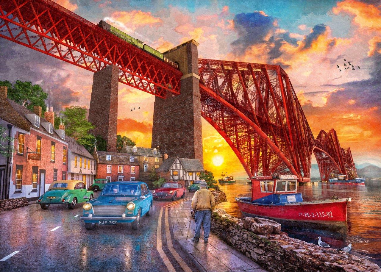 Forth Bridge at Sunset 1000pc puzzle