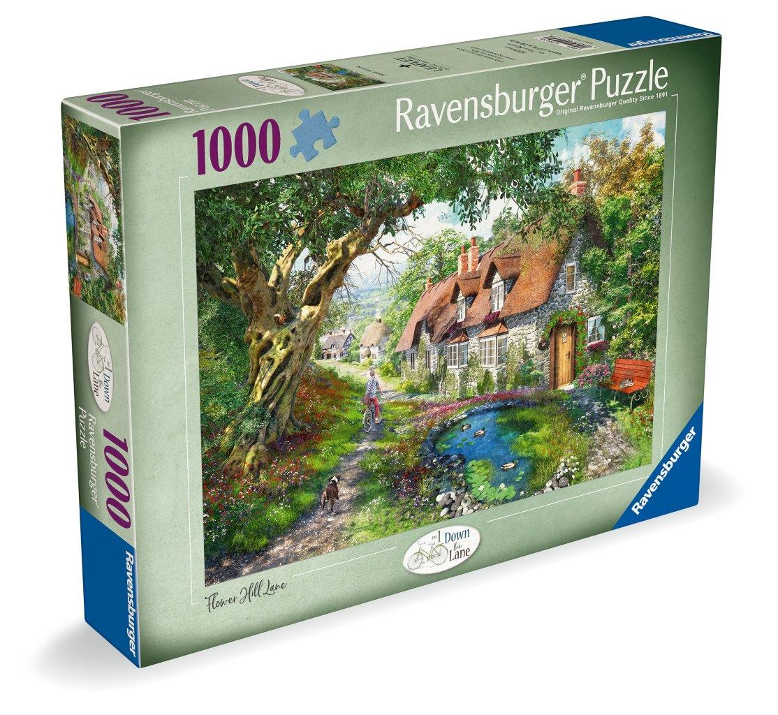 Flower Hill Lane 1000pc puzzle
