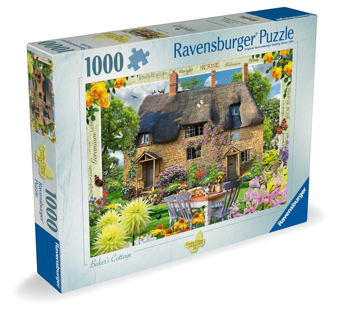 Ravensburger Baker's Cottage No. 14 1000 Piece Jigsaw Puzzle