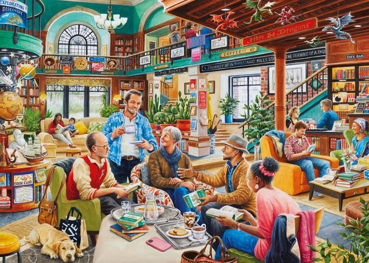 Turn the Page Bookclub 1000pc puzzle