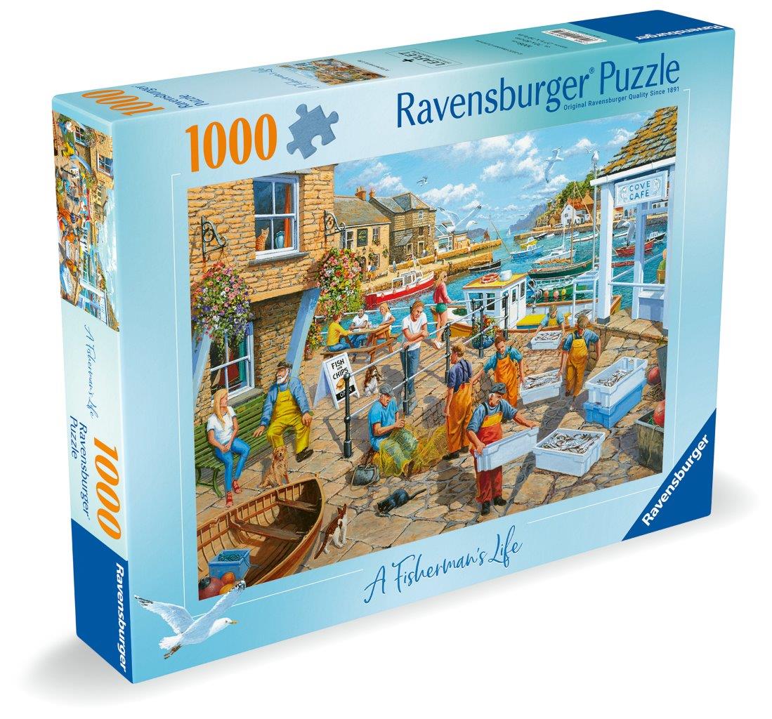 Ravensburger Fisherman's Life 1000 Piece Jigsaw Puzzle