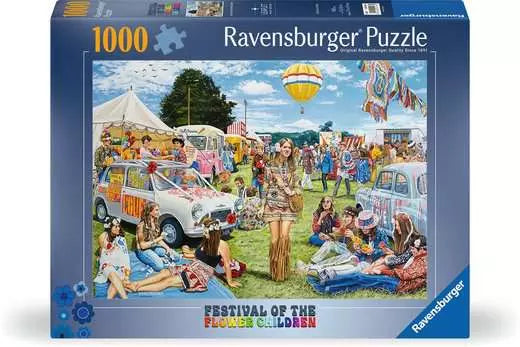 Ravensburger Festival of Flower Children 1000 Piece Jigsaw Puzzle