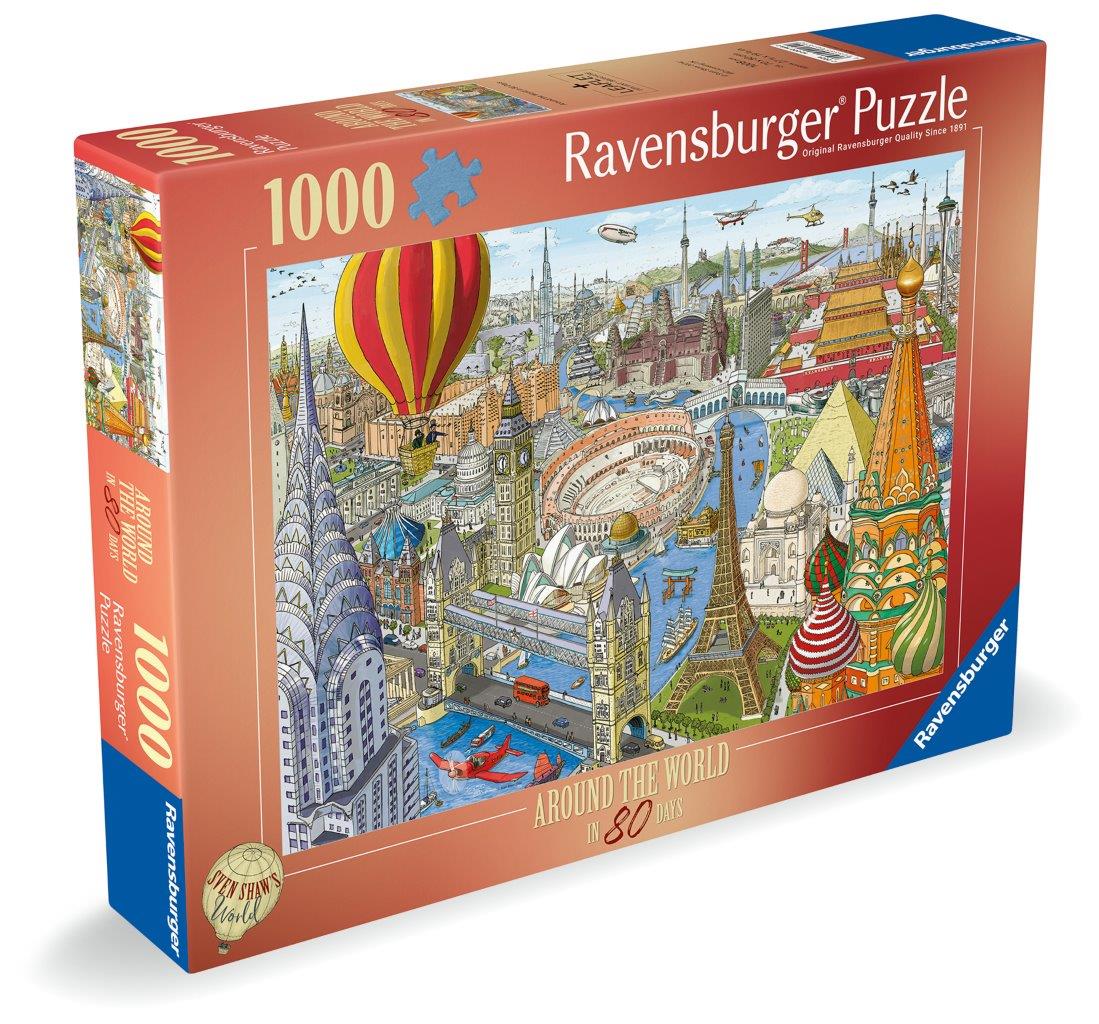 Ravensburger Around the World in 80 Days 1000 Piece Jigsaw Puzzle