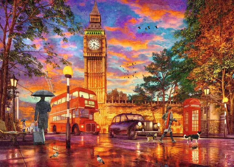 Ravensburger Sunset at Parliament Square 1000 Piece Jigsaw Puzzle