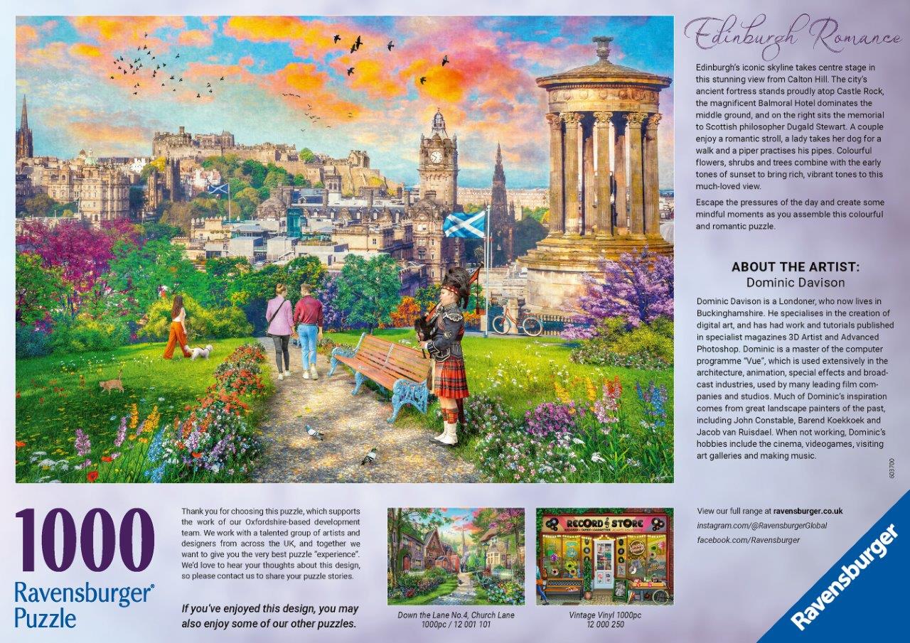 Edinburgh Romance 1000pc puzzle