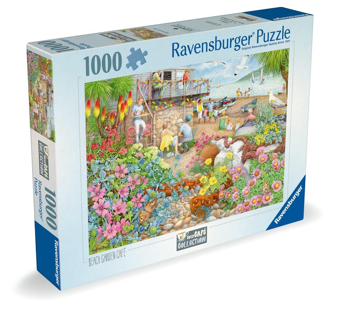 Ravensburger Beach Garden Cafe 1000 Piece Jigsaw Puzzle