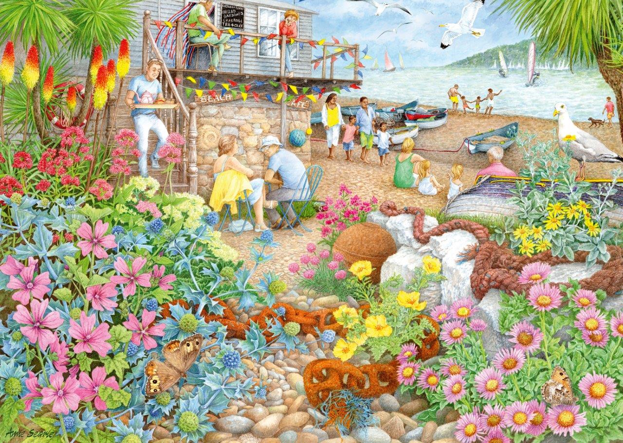 Beach Garden Cafe 1000pc puzzle