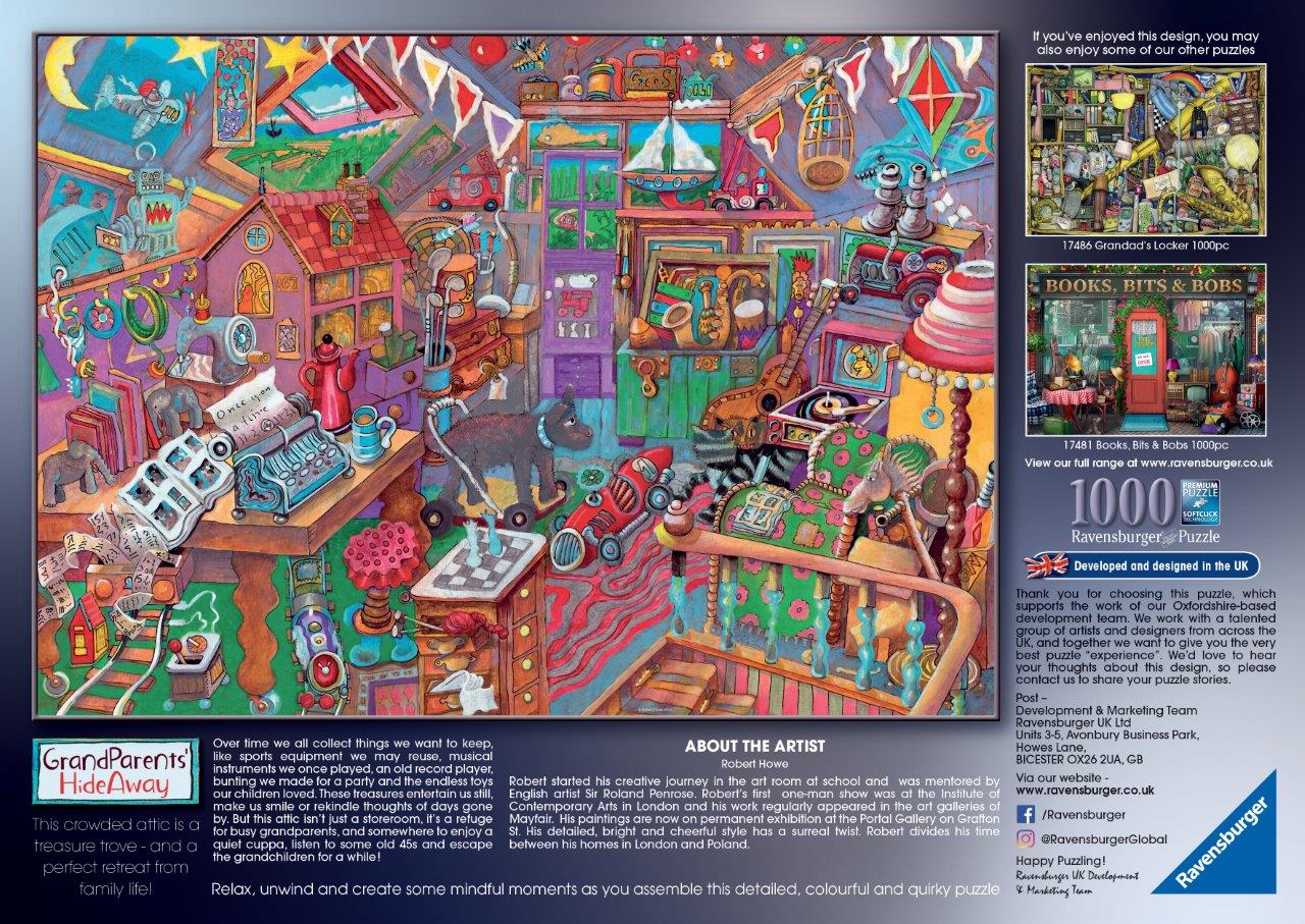 Ravensburger Grandparent's Hideaway 1000 Piece Jigsaw Puzzle