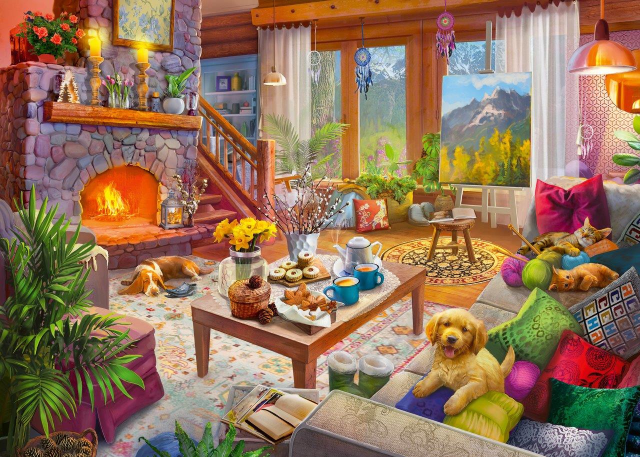 Cozy Cabin 1000pc puzzle