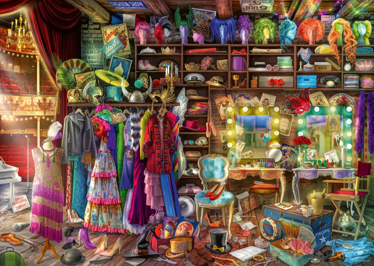 Ravensburger Amiee Stewart Backstage 1000 Piece Jigsaw Puzzle