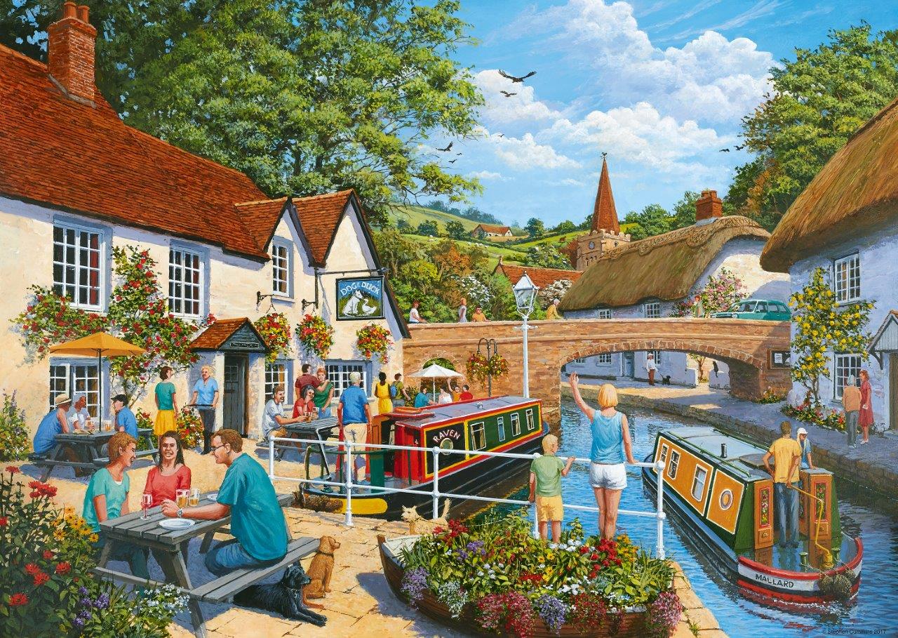 Waterside Tavern 1000pc Puzzle