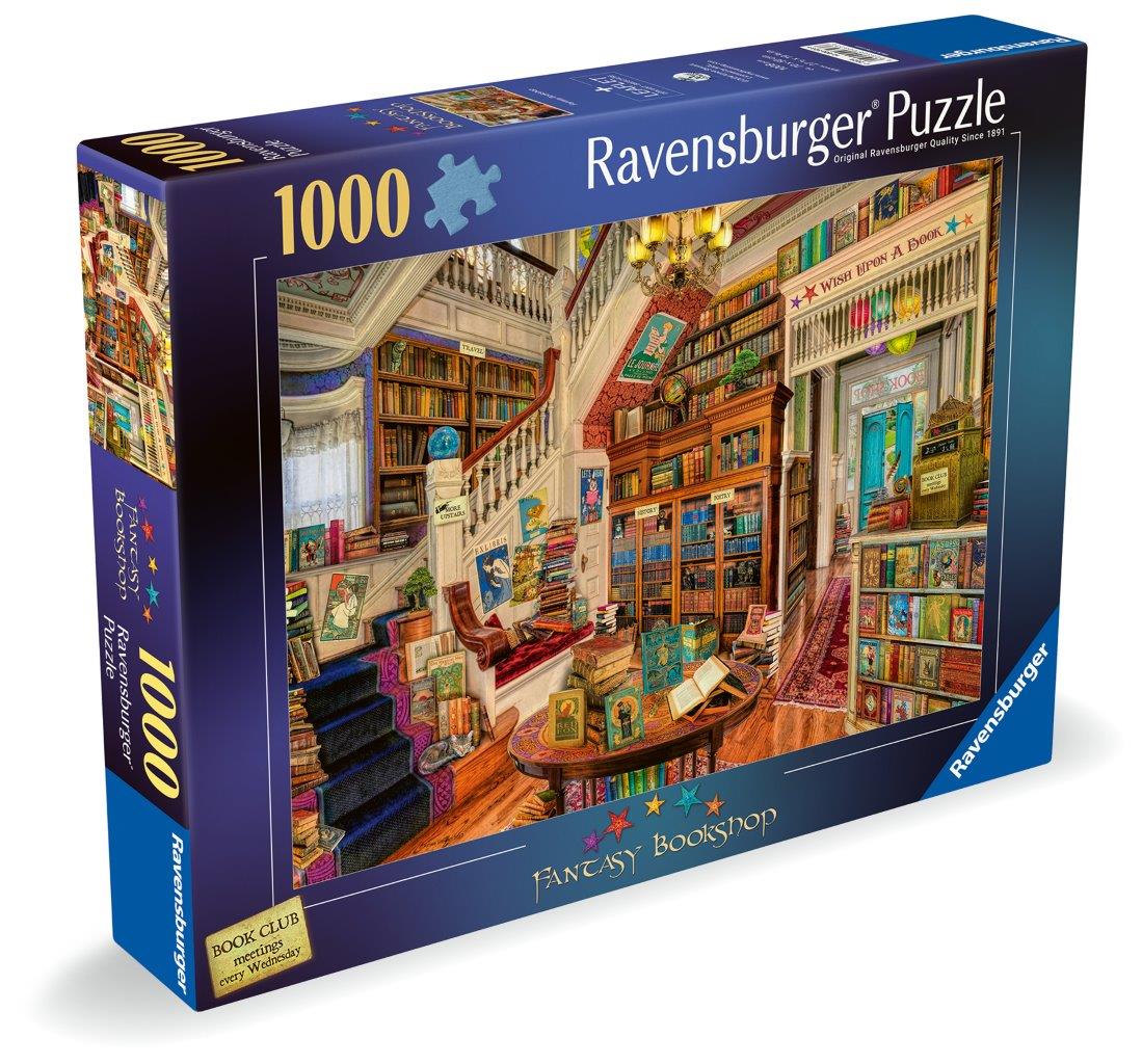 Ravensburger The Fantasy Bookshop 1000 Piece Jigsaw Puzzle