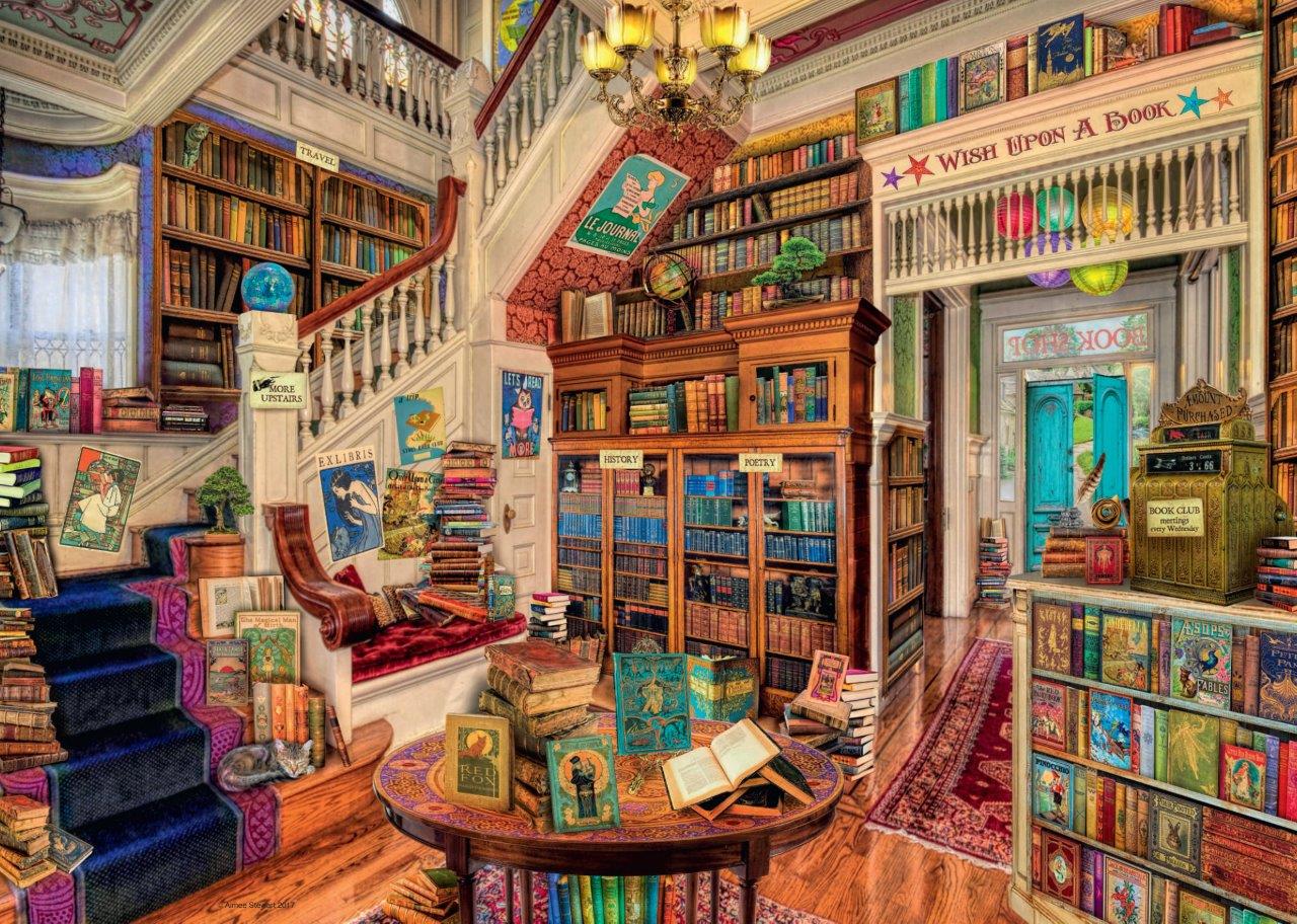 The Fantasy Bookshop 1000pc puzzle