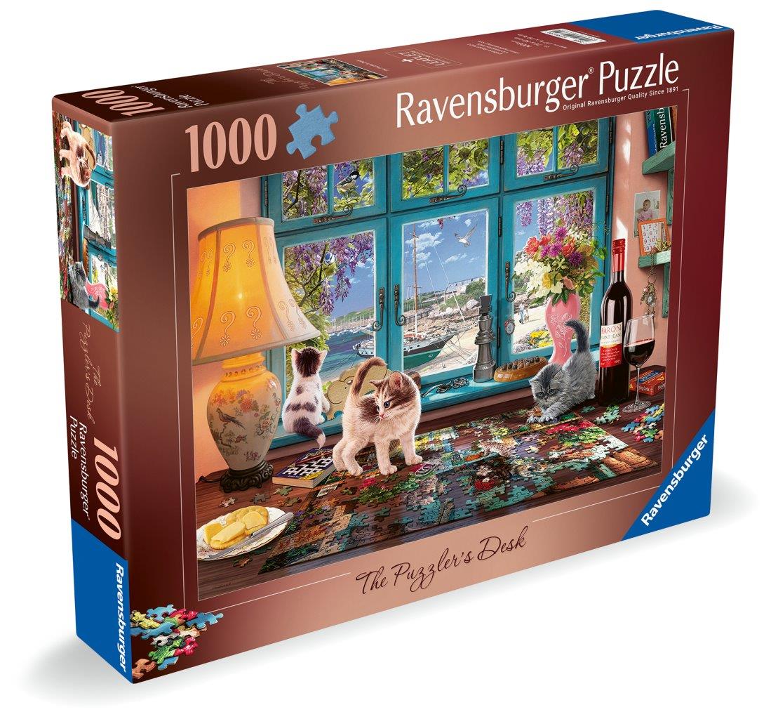 Ravensburger The Puzzler's Desk 1000 Piece Jigsaw Puzzle