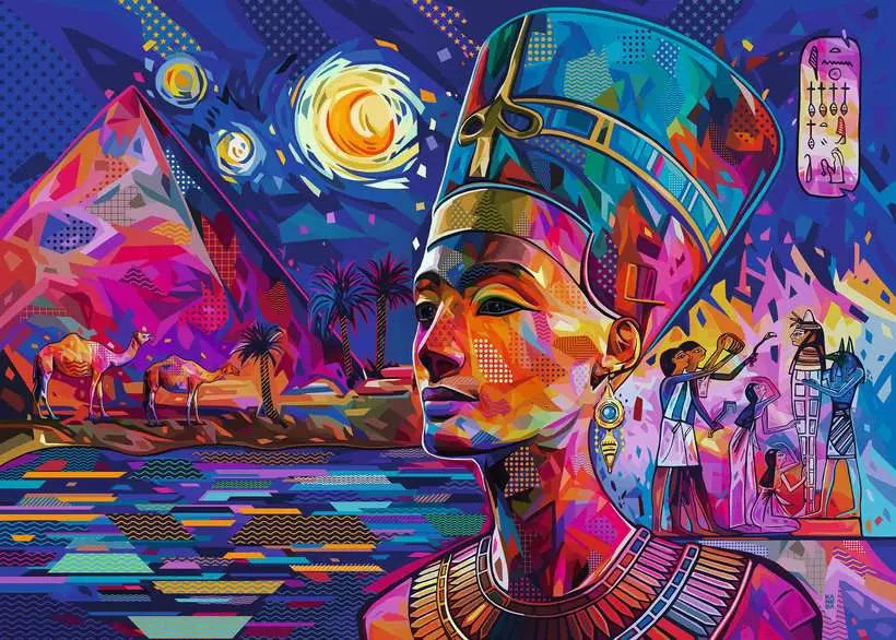 Ravensburger Nefertiti on the Nile 1000 Piece Jigsaw Puzzle