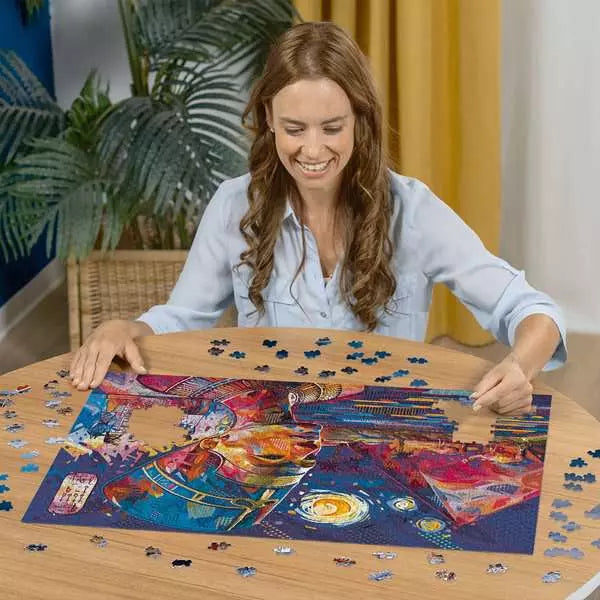 Ravensburger Nefertiti on the Nile 1000 Piece Jigsaw Puzzle