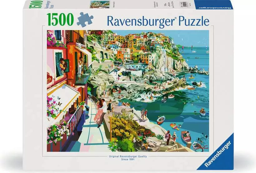 Ravensburger Romance in Cinque Terre 1500 Piece Jigsaw Puzzle