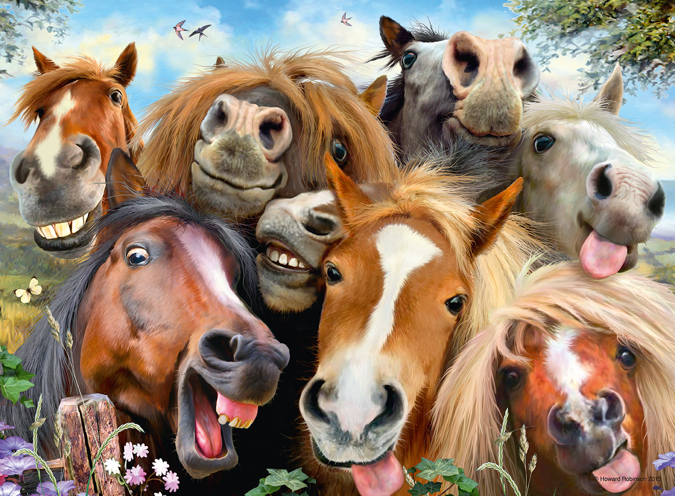 Ravenburger Horsing Around 500 Piece Jigsaw Puzzle