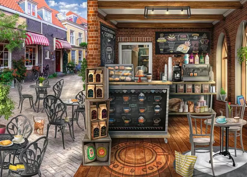 Quaint Cafe 1000pc puzzle