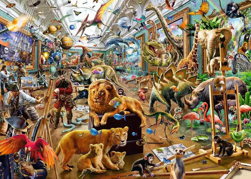 Ravensburger Chaos in the Gallery 1000 Piece Jigsaw Puzzle