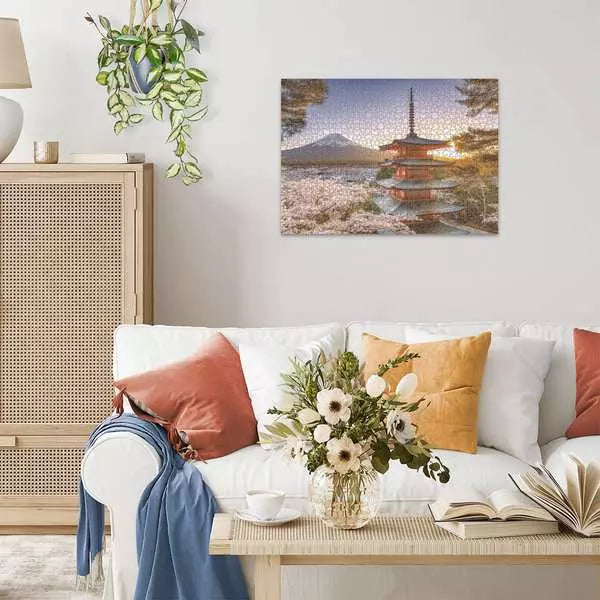 Ravensburger Fuji Cherry Blossom View 1000 Piece Jigsaw Puzzle