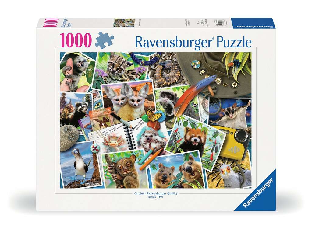 Traveler's Animal Journal 1000pc puzzle