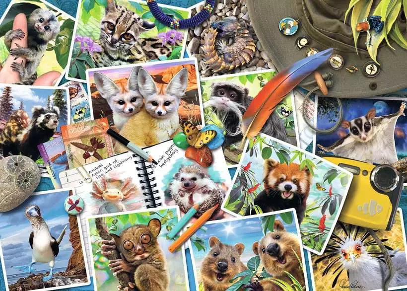 Traveler's Animal Journal 1000pc puzzle