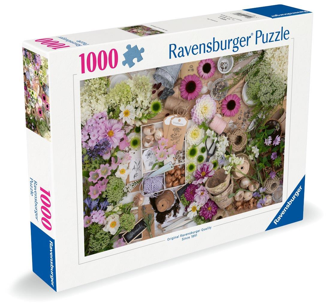 Ravensburger For the Love of Flowers 1000 Piece Jigsaw Puzzle