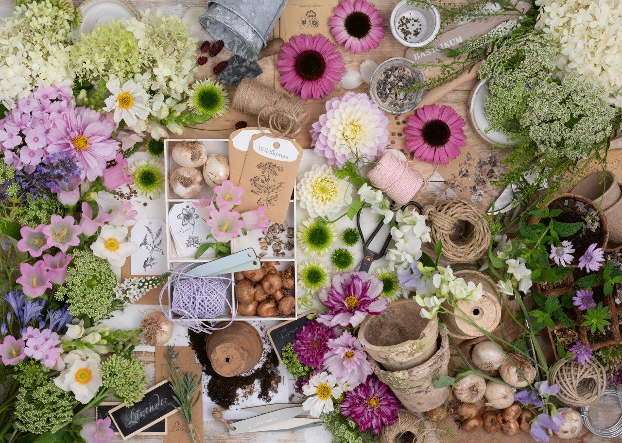 For the Love of Flowers 1000pc puzzle